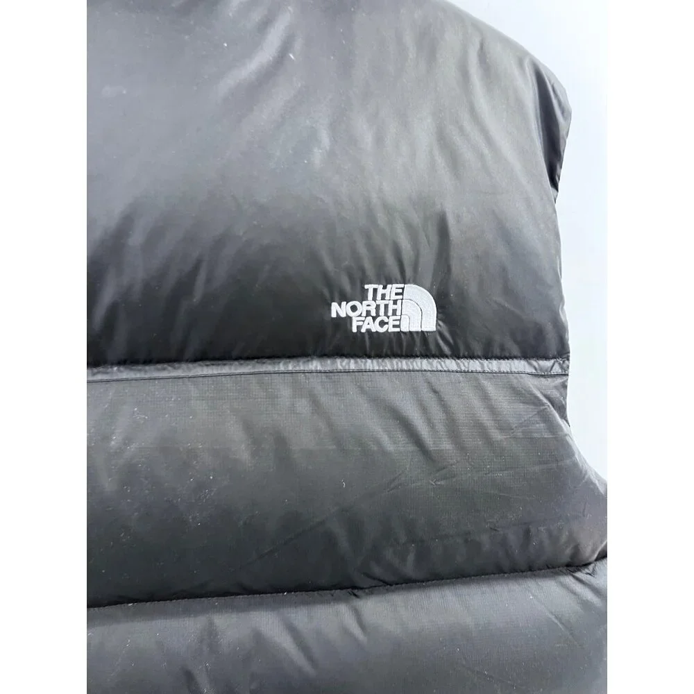 The North Face Black 700 Down Insulated Puffer Vest XL Nuptse - Picture 6 of 13